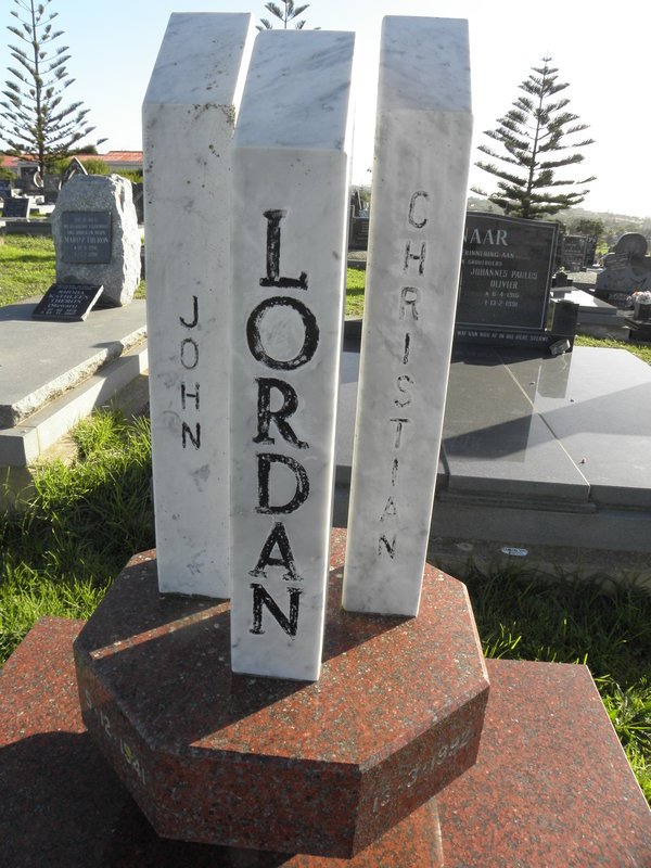 LORDAN John Christiaan 1941-1992