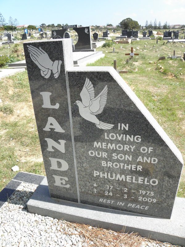 LANDE Phumelelo 1975-2009
