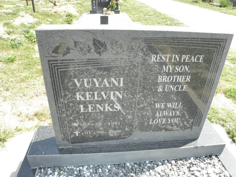 LENKS Vuyani Kelvin 1981-2009