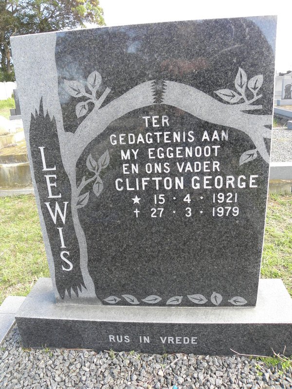 LEWIS Clifton George 1921-1979