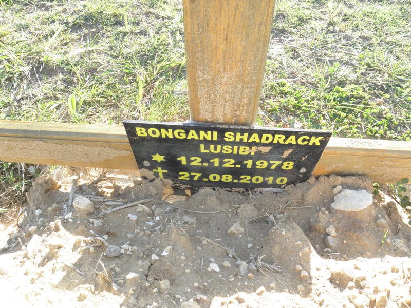 LUSIBI Bongani Shadrack 1978-2010