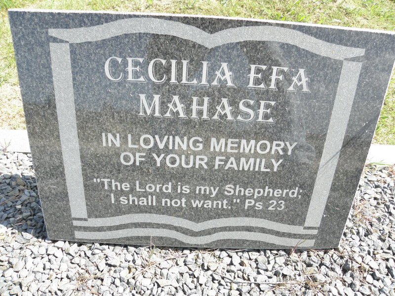 MAHASE Cecilia Efa 