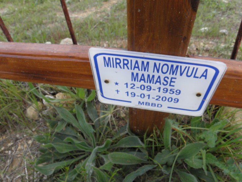 MAMASE Mirriam Nomvula 1959-2009