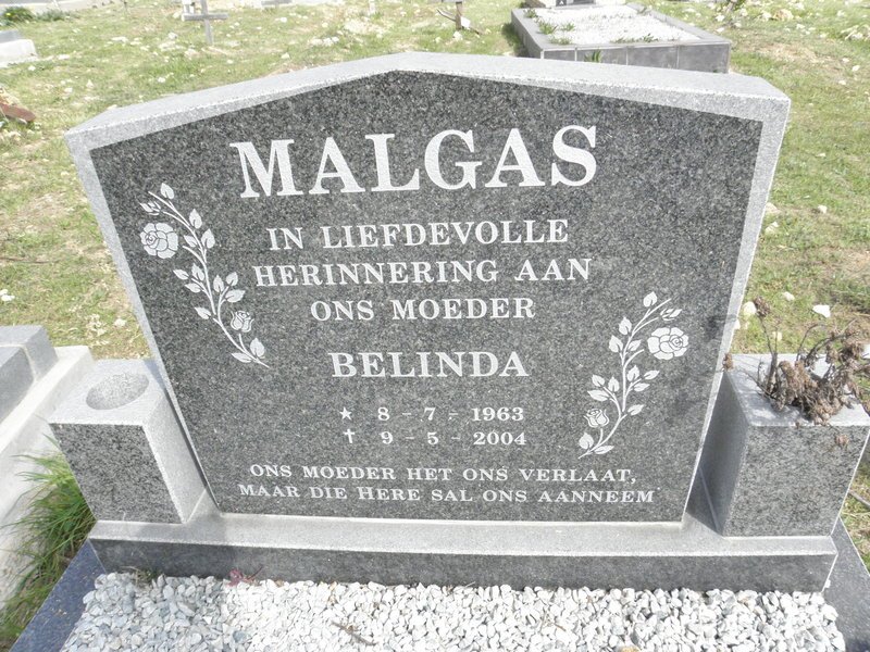MALGAS Belinda 1963-2004
