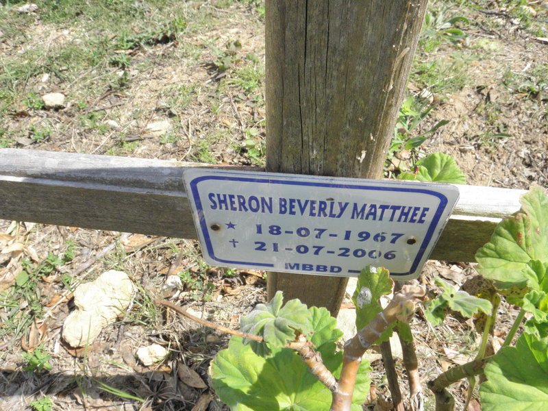 MATTHEE Sheron Beverly 1967-2006