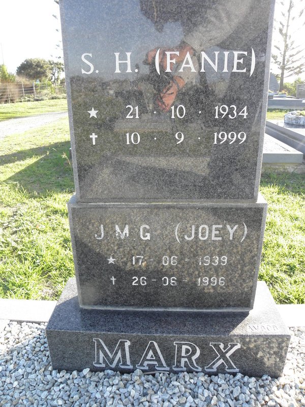 MARX S.H. 1934-1999 &amp; J.M.G. 1939-1996