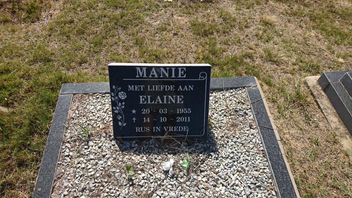 MANIE Elaine 1955-2011