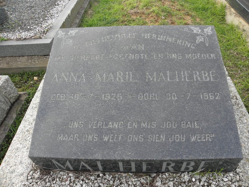 MALHERBE Anna-Marie 1925-1962