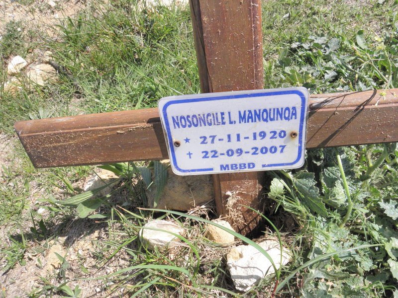 MANQUNQA Nosongile L. 1920-2007