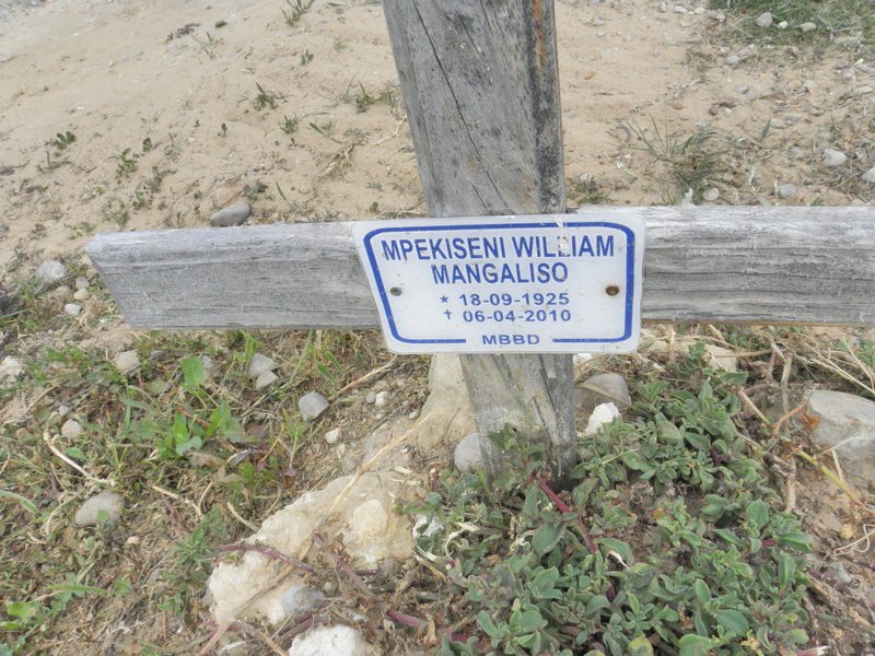 MANGALISO Mpekiseni William 1925-2010