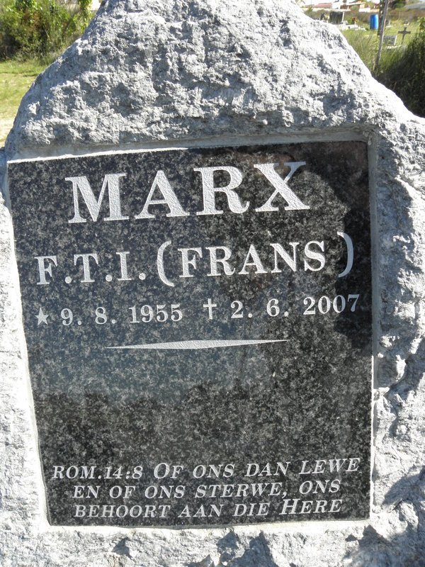 MARX F.T.I. 1955-2007