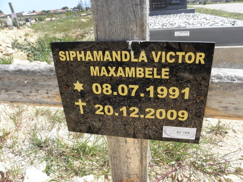 MAXAMBELE Siphamandla Victor 1991-2009
