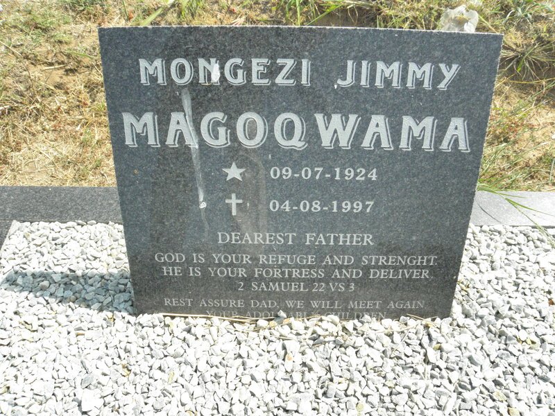 MAGOQWAMA Mongezi Jimmy 1924-1997