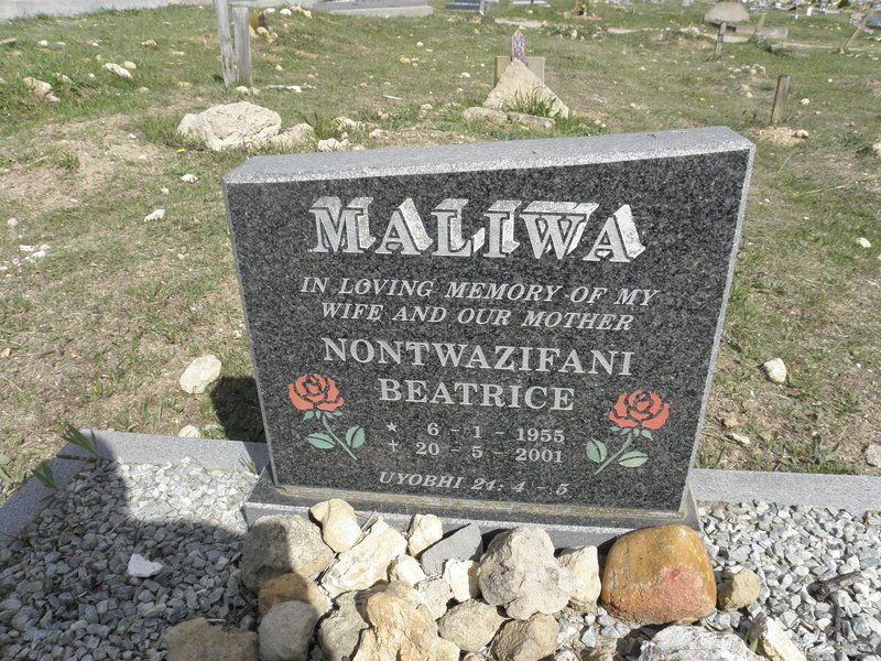 MALIWA Nontwazifani Beatrice 1955-2001