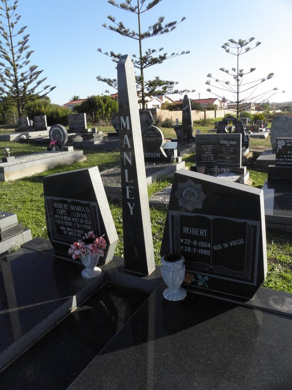 MANLEY Robert  Cope 1934-1990 &amp; Maria O. 1937-1998 :: MANLEY Robert 1964-1988