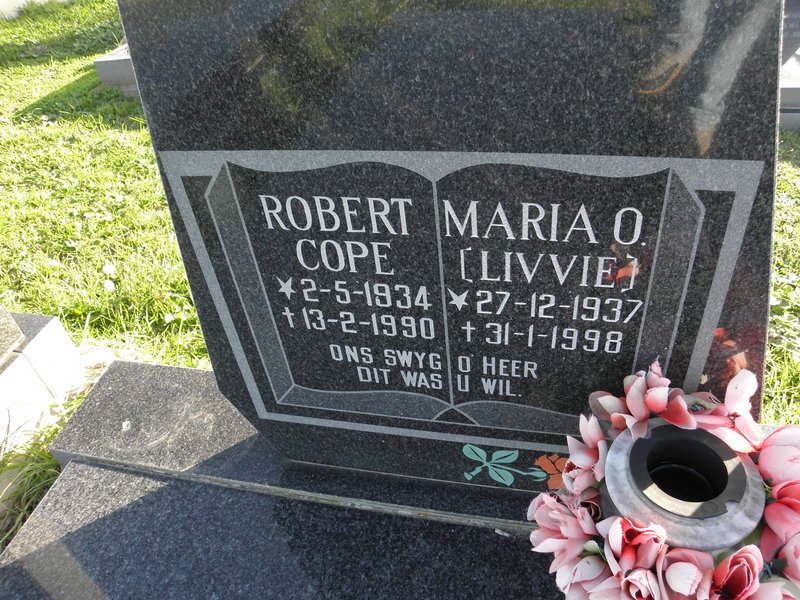 MANLEY Robert  Cope 1934-1990 &amp; Maria O. 1937-1998