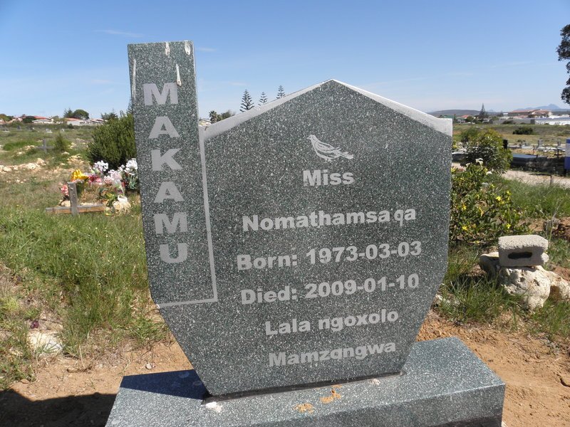 MAKAMU Nomathamsaqa 1973-2009