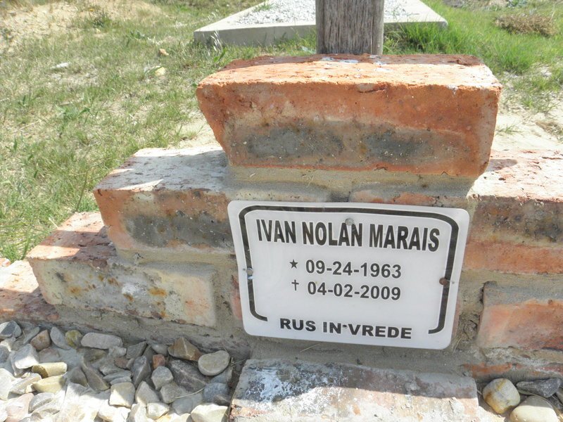 MARAIS Ivan Nolan 1963-2009
