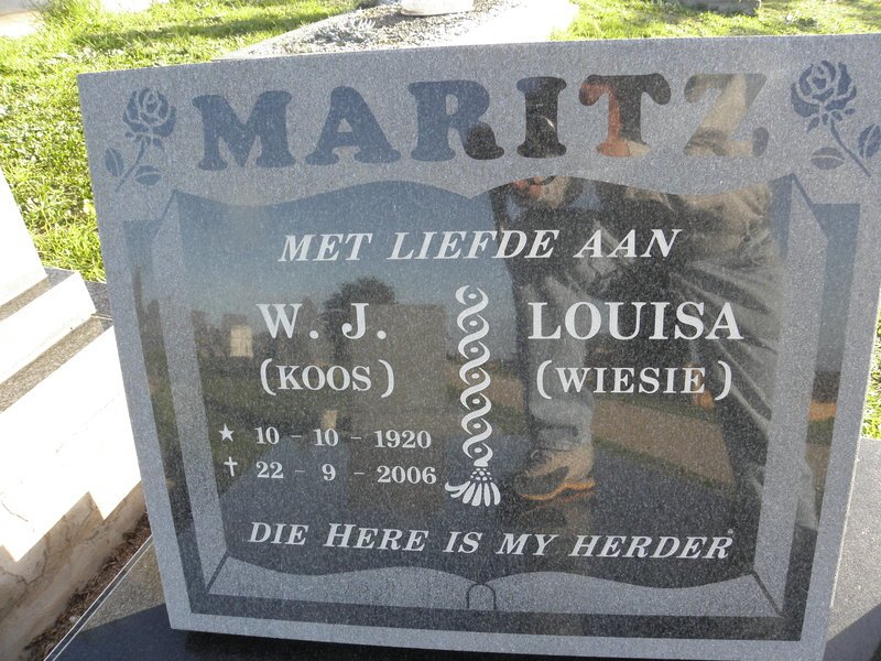 MARITZ W.J. 1920-2006 &amp; Louisa
