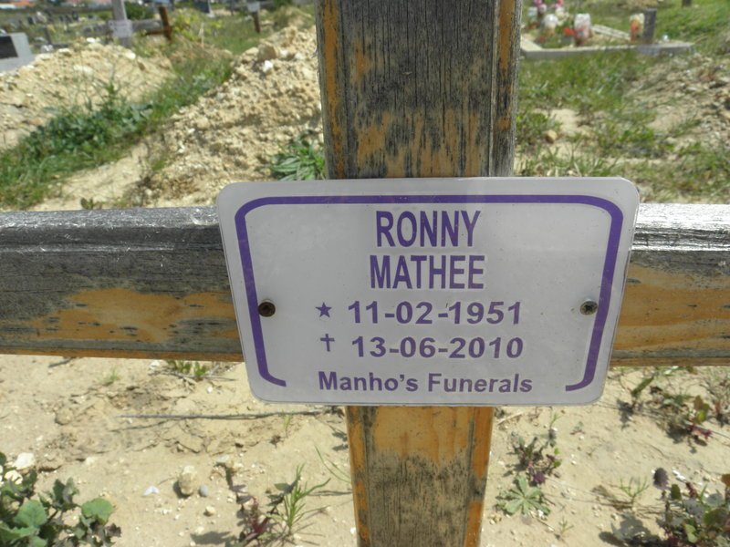 MATHEE Ronny 1951-2010