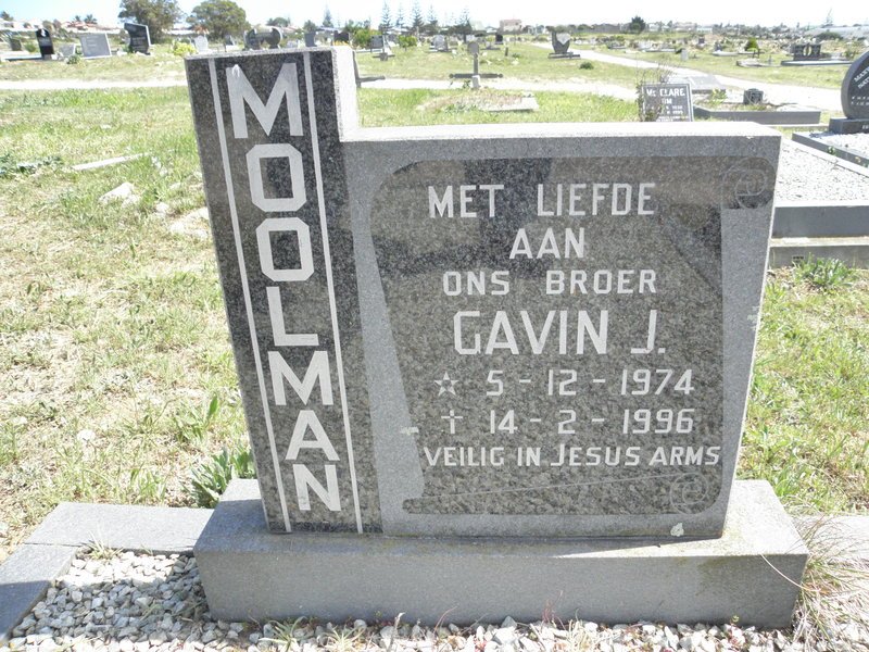 MOOLMAN Gavin J. 1975-1996
