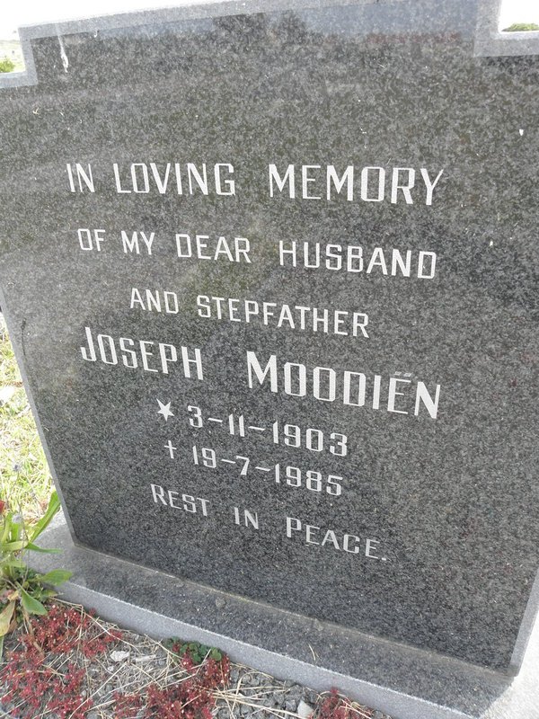 MOODIËN Joseph 1903-1985