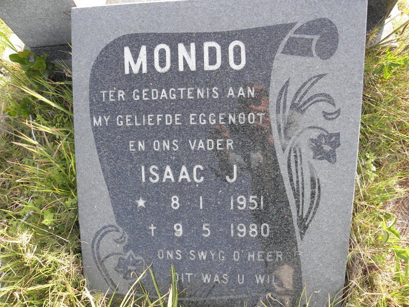 MONDO Isaac J. 1951-1980