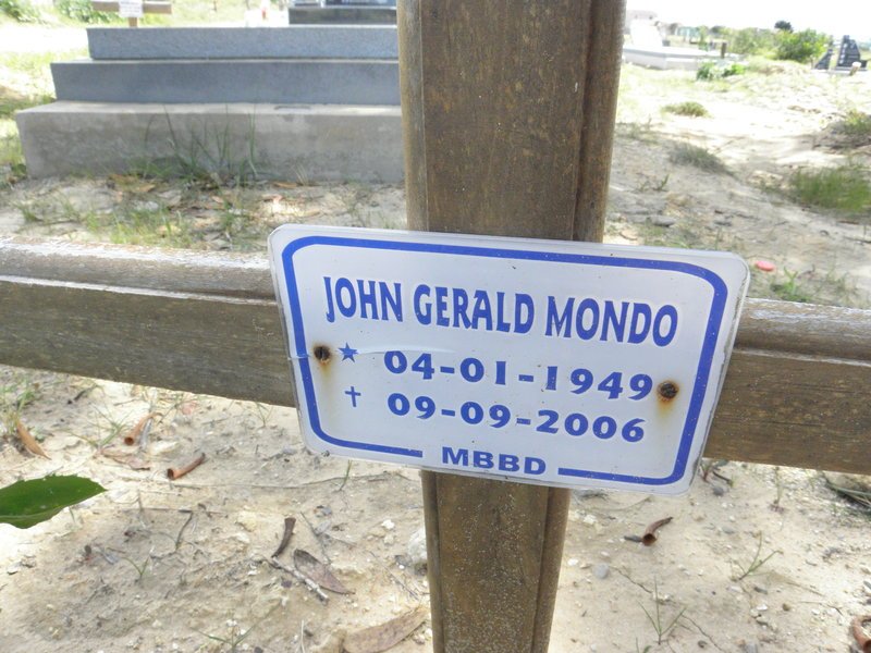 MONDO John Gerald 1949-2006