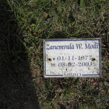 MODI Zanemvula W. 1977-2003