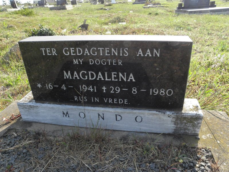 MONDO Magdalena 1941-1980