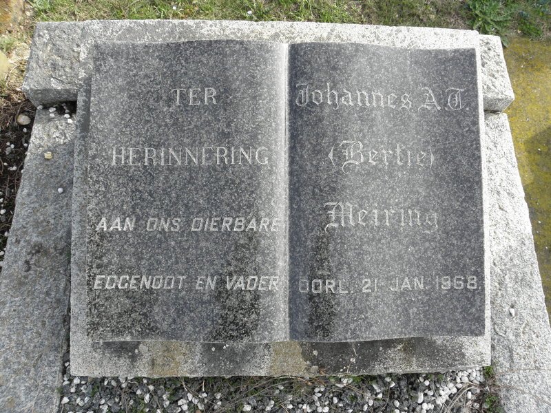 MEIRING Johannes A.T. -1968