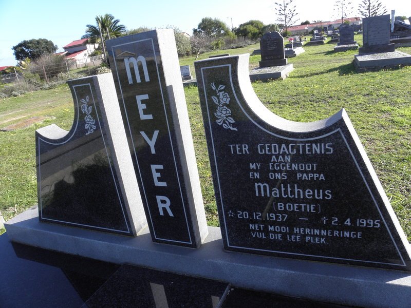 MEYER Mattheus 1937-1995