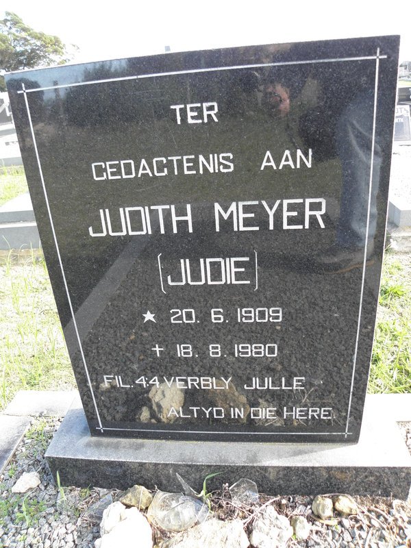 MEYER Judith 1909-1980