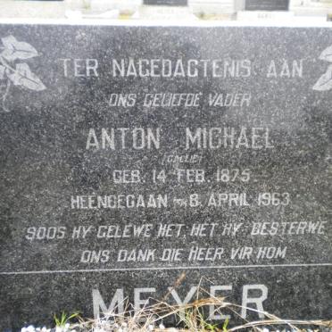 MEYER Anton Michael 1875-1963