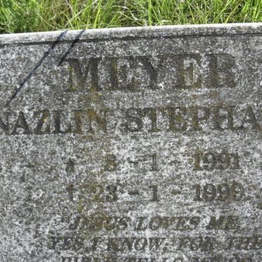 MEYER Nazlin Stephanie 1991-1999