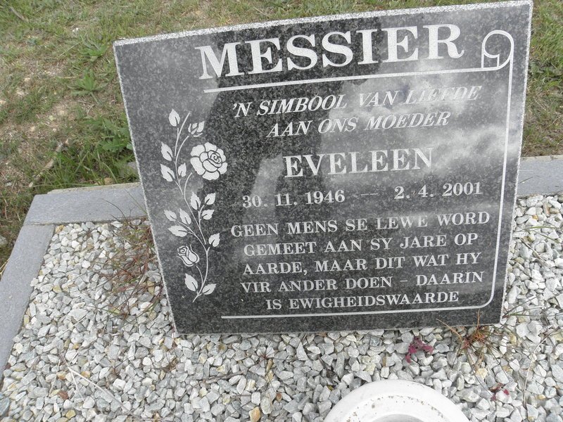 MESSIER Eveleen 1946-2001