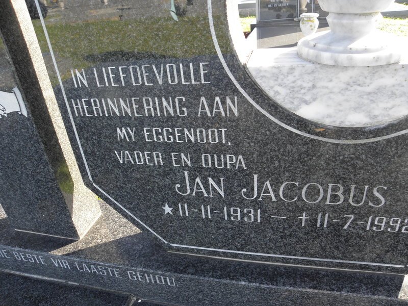 MEYER Jan Jacobus 1931-1992