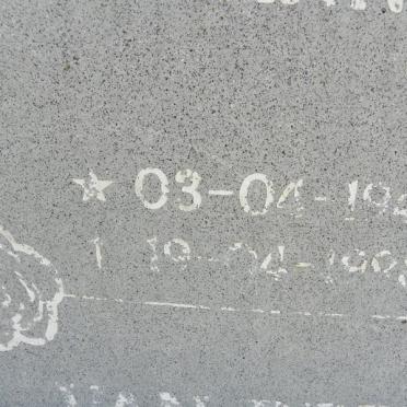 MERWE Johannes, van der 1945-1996
