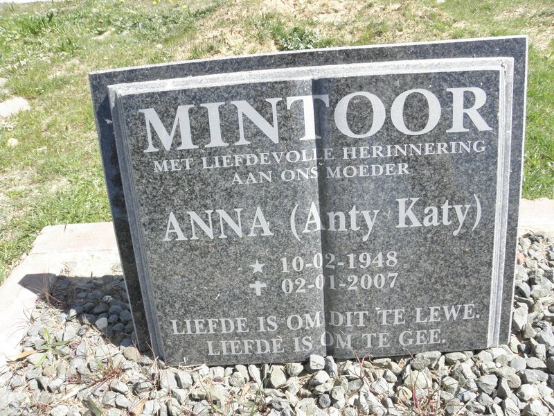 MINTOOR Anna 1948-2007