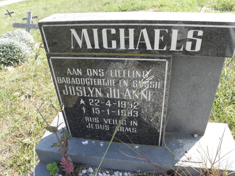 MICHAELS Joslyn Jo-Anne 1992-1993