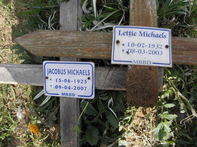 MICHAELS Jacobus 1925-2007 &amp; Lettie 1932-2003