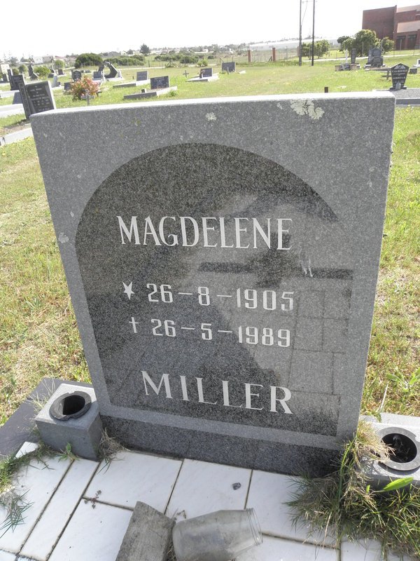 MILLER Magdelene 1905-1989
