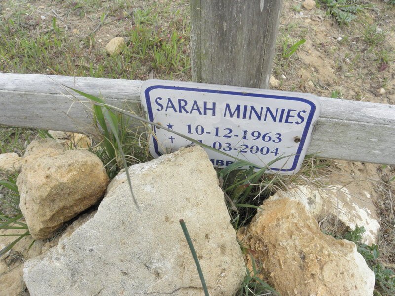 MINNIES Sarah 1963-2004