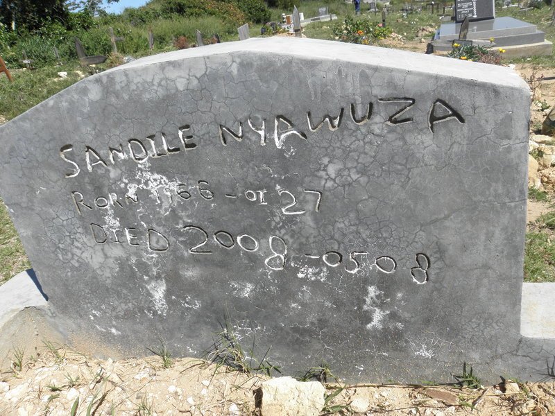 MYAWUZA Sandile 1966-2008