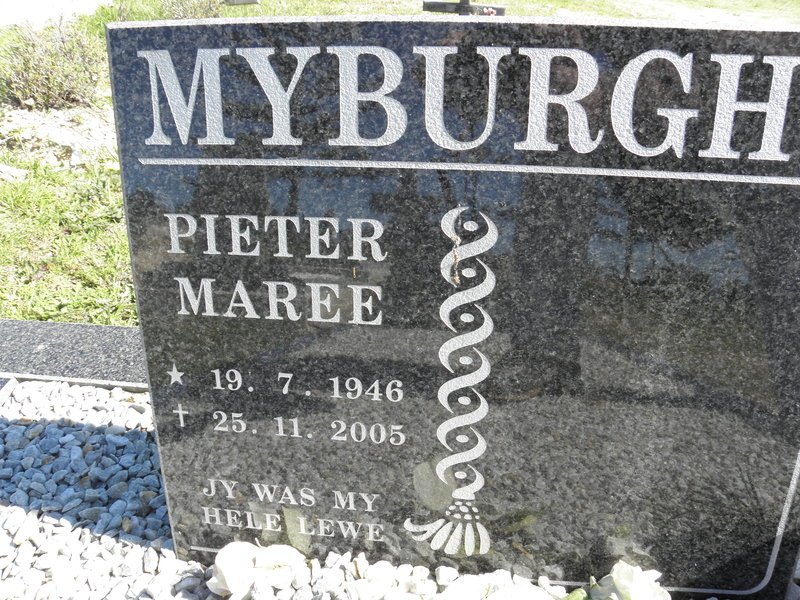MYBURGH Pieter Maree 1946-2005