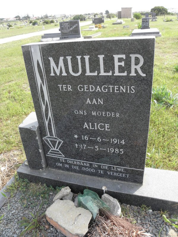 MULLER Alice 1914-1985