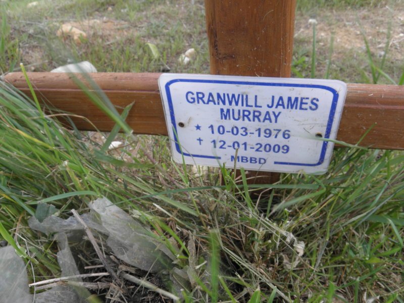 MURRAY Granwill James 1976-2009