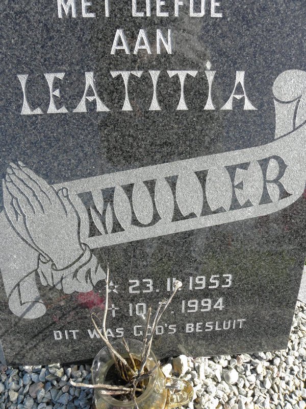 MULLER Leatitia 1953-1994