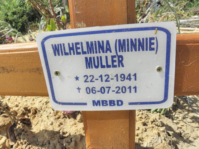 MULLER Wilhelmina 1941-2011