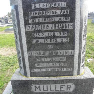 MÜLLER Cornelius Johannes 1909-1959 &amp; Helena Johanna MOLL 1906-1991
